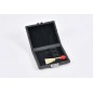 3-seat leather bassoon reed box